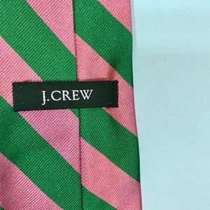 men’s JCrew silk collegiate stripe tie